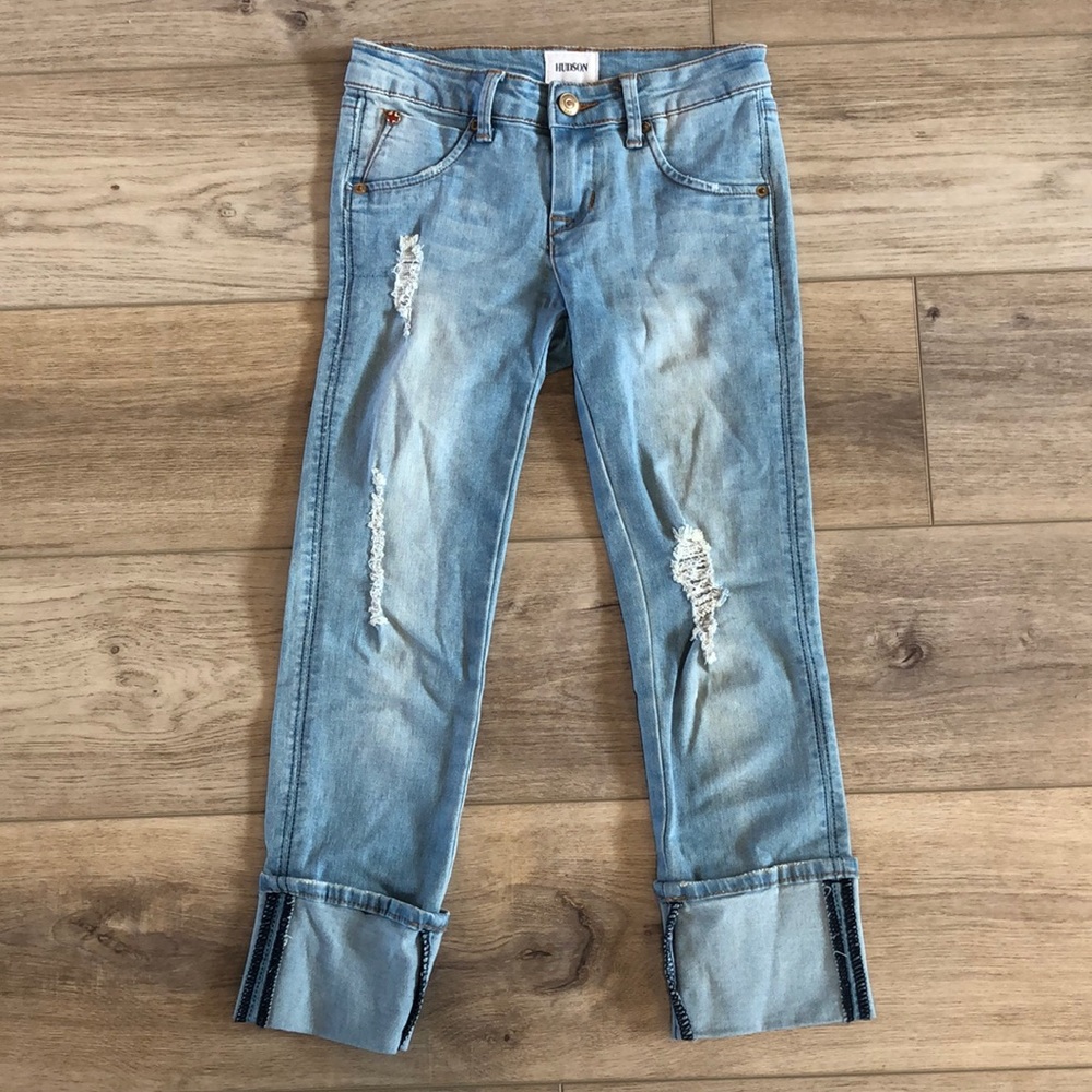Hudson Girl’s Skinny Crop Jeans